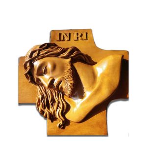 Dung nhan Chúa bằng gỗ