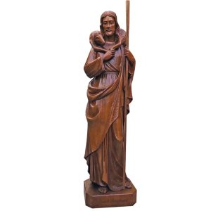 Tượng Chúa Chiên Lành – GS05 Tượng Chúa Chiên Lành, gỗ Sao