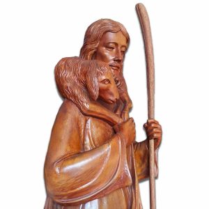 Tượng Chúa Chiên Lành, gỗ Sao