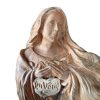 Tượng Đức Mẹ Maria - VM01 Tượng Đức Mẹ Maria với lời Xin Vâng, khắc từ gốc rễ cây tự nhiên