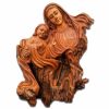 Đức Mẹ Maria và Chúa Giêsu khắc trên rễ cây tự nhiên