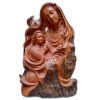 Đức Mẹ Maria và Chúa Giêsu khắc trên rễ cây tự nhiên