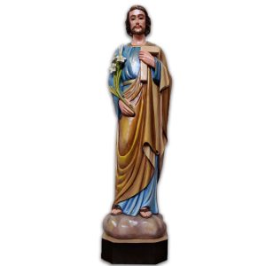 Thánh Giuse hoa huệ, vẽ màu nghệ thuật