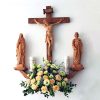 Bàn Thờ Chúa – HA05 Bàn Thờ Chúa, kệ mộc, tượng 45cm