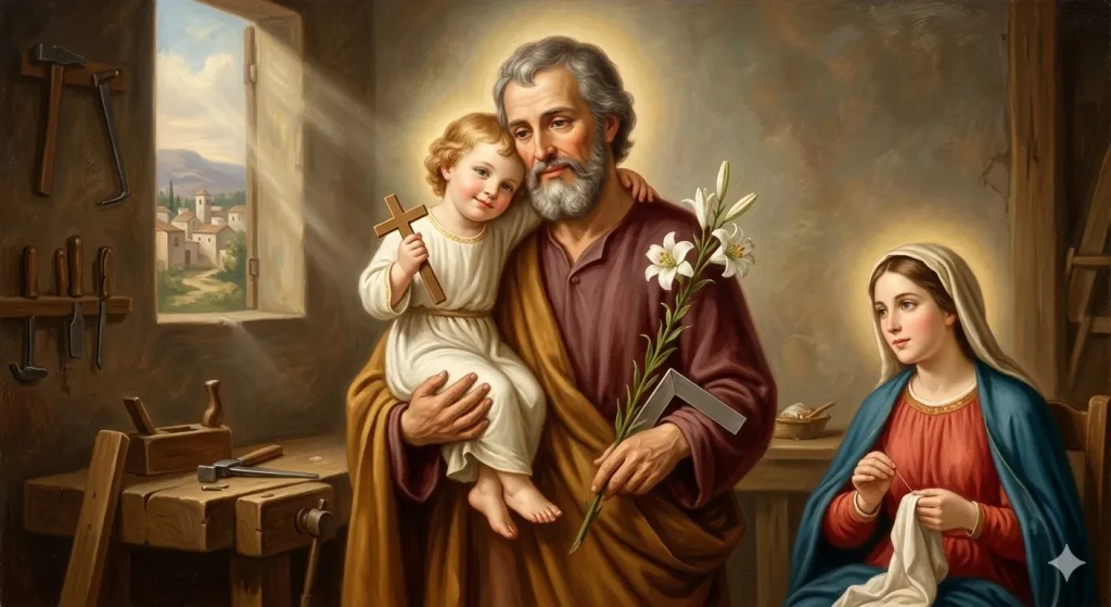 Học cách làm cha, làm chồng từ mẫu gương âm thầm của Thánh Cả Giuse