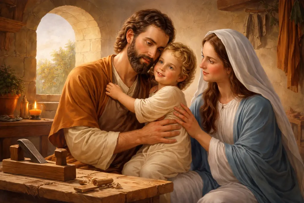 Học cách làm cha, làm chồng từ mẫu gương âm thầm của Thánh Cả Giuse