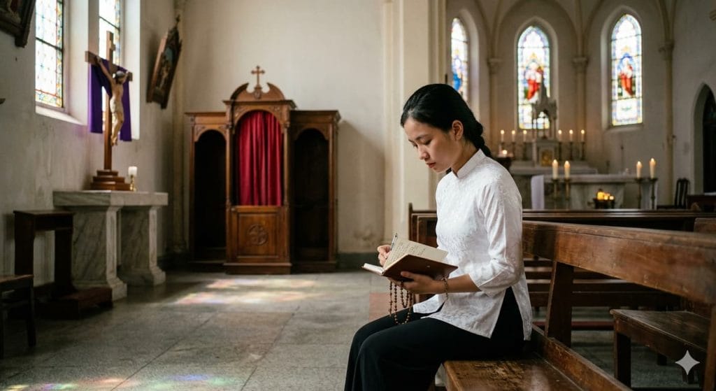 Hướng dẫn chuẩn bị tâm hồn xưng tội và chầu Thánh Thể trong Tuần Thánh Hướng dẫn chuẩn bị tâm hồn xưng tội và chầu Thánh Thể trong Tuần Thánh