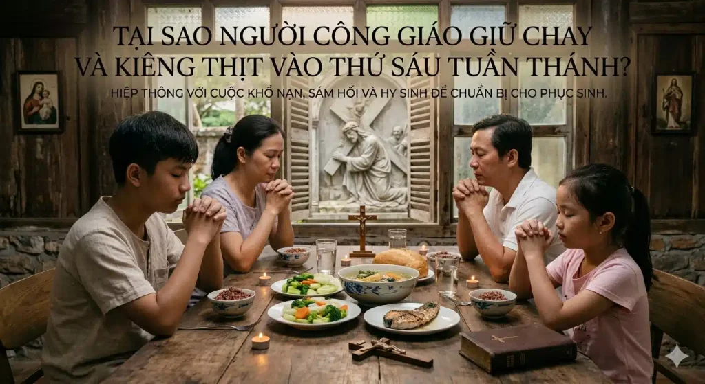 Tại sao người Công giáo giữ chay và kiêng thịt vào Thứ Sáu Tuần Thánh? Tại sao người Công giáo giữ chay và kiêng thịt vào Thứ Sáu Tuần Thánh